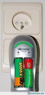 Pocket charger - Chargeur de batteries de poche MEMOREX, Audio, Tv en Foto, Gebruikt, Ophalen of Verzenden