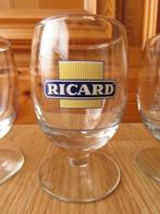 Ricard 3 superbes verres avec doseur et motifs rayé jaune, Overige typen, Ophalen of Verzenden, Zo goed als nieuw