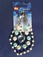 Chainette décorative Perles turquoise/Blanc" 270 mm 417200, Hobby & Loisirs créatifs, Autres types, Enlèvement ou Envoi, Neuf