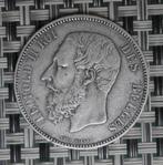 5 Frank België 1866 Leopold 2, Postzegels en Munten, Munten | Europa | Euromunten, Setje, Zilver, Overige waardes, Ophalen of Verzenden