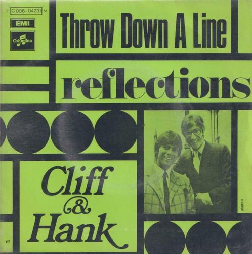 Cliff Richard & Hank Marvin – Throw down a line / Reflection, CD & DVD, Vinyles Singles, Single, Pop, 7 pouces, Enlèvement ou Envoi