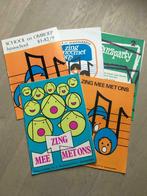 'Zing mee met ons' (4 boekjes), Muziek en Instrumenten, Bladmuziek, Gebruikt, Ophalen, Zang
