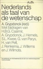 NEDERLANDS ALS TAAL VAN DE WETENSCHAP - A. GRYPDONCK, Gelezen, Overige wetenschappen, A. GRYPDONCK, Ophalen of Verzenden