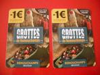 2 Bons de Réductions * Grottes de Remouchamps *, Tickets & Billets, Une personne, Bon de réduction, Autres types
