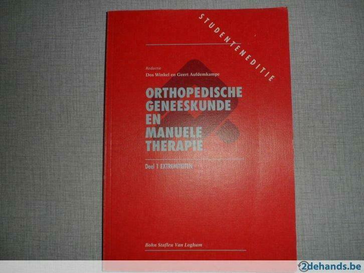 Orthopedische geneeskunde en manuele therapie, Boeken, Gezondheid, Dieet en Voeding, Gelezen, Ophalen of Verzenden