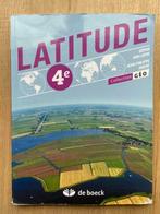Livre scolaire Géo Latitude 4e ISBN 978-2-8041-9275-4, ASO, Aardrijkskunde, Ophalen of Verzenden, Zo goed als nieuw