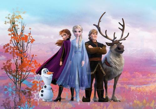 Disney Frozen II fotobehang, Anna en Elsa 368 x 254, Enfants & Bébés, Chambre d'enfant | Aménagement & Décoration, Neuf, Décoration murale