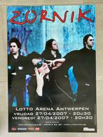 Poster Zornik in Lotto Arena Antwerpen 2007, Comme neuf, Enlèvement ou Envoi