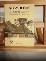 Rosmolens in Limburg vanaf 1844. molenboek, H. Holemans, W. Smet, Utilisé, Enlèvement ou Envoi