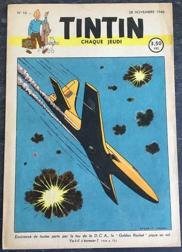 Journal Tintin n 10- 1946 - TBE, Enlèvement ou Envoi