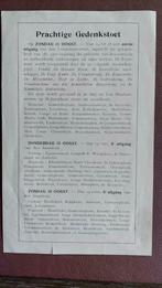 Programma gedenkstoet Hendrik  Conscience 11 augustus 1912, Antiek en Kunst, Ophalen of Verzenden