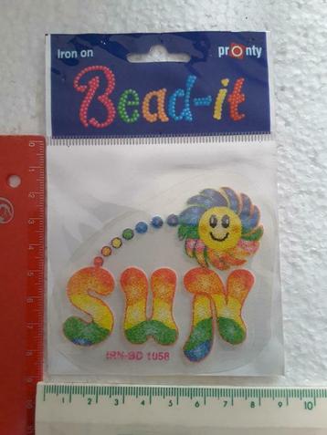Applique ou transfert à repasser Pronty Bead-it divers motif, Enlèvement ou Envoi, Neuf, Application