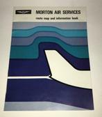 Morton Air Services - 1967 carte d'itinéraire et livre info, Comme neuf, Livre ou Revue, Enlèvement ou Envoi