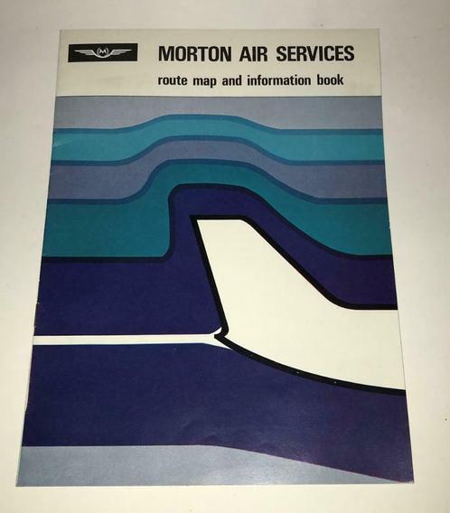 Morton Air Services - 1967 carte d'itinéraire et livre info, Collections, Aviation, Comme neuf, Livre ou Revue, Enlèvement ou Envoi