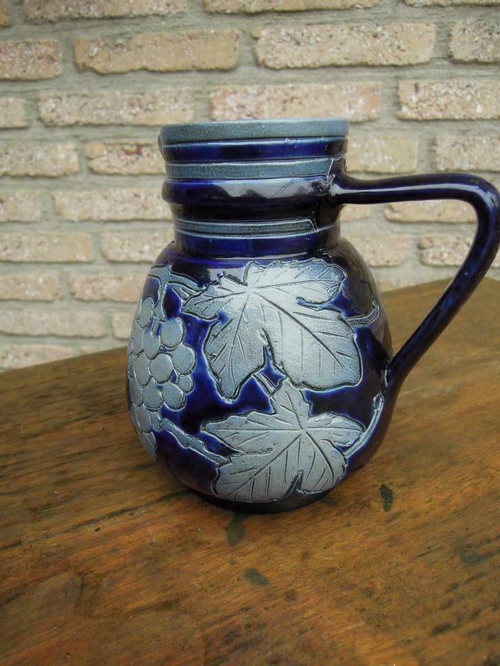 zandstenen kruik kan uit de Elzas Betschdorf gres d'Alsage, Antiek en Kunst, Antiek | Keramiek en Aardewerk, Ophalen of Verzenden