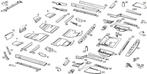 Nieuw plaatwerk voor je     Mercedes 190SL, Mercedes-Benz, Nieuw, Ophalen of Verzenden, Links