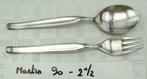 verzilverde vork en lepel 1 st. - Martin 90- 2 1/2, Ophalen of Verzenden