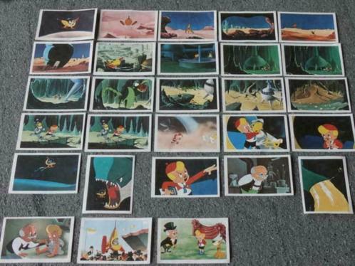Chromo's Jacques : Pinocchio(28 chromo's), Verzamelen, Foto's en Prenten, Gebruikt, Prent, Overige onderwerpen, 1940 tot 1960