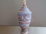 Ancien Vase en Argile très Décoré Fait Main, Enlèvement, Utilisé