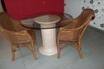 TAFEL, Huis en Inrichting, Tafels | Eettafels, Ophalen, Gebruikt, Rond, Glas