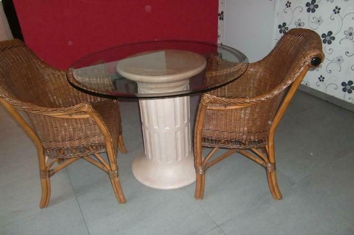 TAFEL, Huis en Inrichting, Tafels | Eettafels, Gebruikt, 100 tot 150 cm, 100 tot 150 cm, Drie personen, Rond, Overige houtsoorten