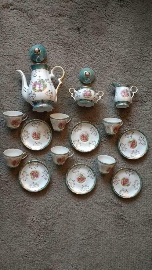 Service à thé complet 17 pièces Bavaria Versailles, Antiquités & Art, Antiquités | Services (vaisselle) complet, Enlèvement