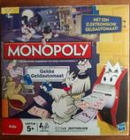 HASBRO - Monopoly met elektronische geldautomaat, Ophalen of Verzenden, Gebruikt