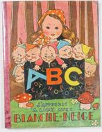 J’apprends à lire avec Blanche-Neige 1941 Sneeuwwitje ABC, Antiek en Kunst, Ophalen of Verzenden