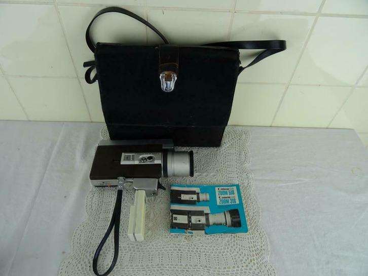 Vintage filmcamera Canon zoom 318 super 8 Vintage camera, Antiek en Kunst, Curiosa en Brocante, Ophalen of Verzenden