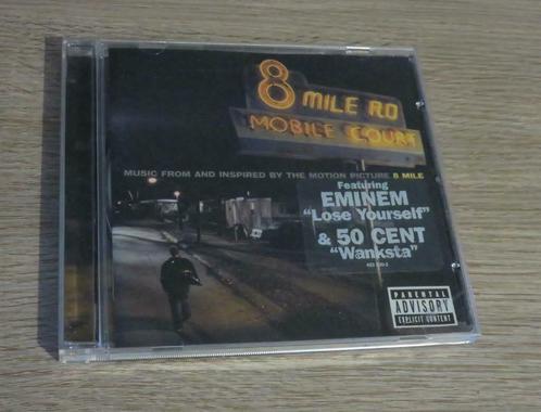 Full CD : 8 Mile  -- Eminem - 50 Cent - Jay-Z, CD & DVD, CD | Pop, Comme neuf, Enlèvement ou Envoi