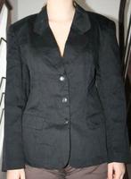 veste blazer noir en coton taille 40, Gedragen, Maat 38/40 (M), Ophalen of Verzenden, Zwart