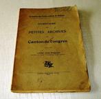 Inventaire des petites archives du canton de Tongres 1914, Gelezen