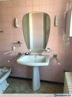 Miroir Duro-breveté vintage 1950, Maison & Meubles, Salle de bain | Meubles de Salle de bain, Enlèvement, Utilisé