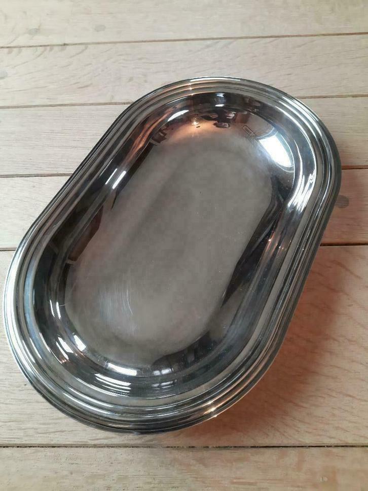 schaal / schotel brood verzilverd, Huis en Inrichting, Keuken | Servies, Ophalen of Verzenden