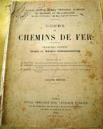 Cours de Chemins de Fer - 1922 à 1927 - 4 parties, Livre ou Revue, Utilisé, Enlèvement ou Envoi, Train