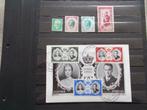 4 timbres oblitérés Monaco + Carte mariage Prince Rainier, Timbres & Monnaies, Timbres | Europe | Autre, Affranchi, Envoi, Monaco