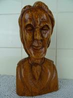 Houtsnijwerk antiek houten beeld antiek beeld curiosa kunst, Antiek en Kunst, Ophalen of Verzenden