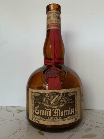 vintage Grand Marnier 2 liter fles leeg, Verzamelen, Ophalen of Verzenden, Gebruikt, Verpakking