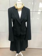 Zwart mantelpakje Rue Blanche met krijtstreep - maat 40, Kleding | Dames, Jasjes, Kostuums en Pakken, Maat 38/40 (M), Verzenden