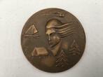 Bronzen medaille opening zilvermeer Mol, Postzegels en Munten, Ophalen of Verzenden