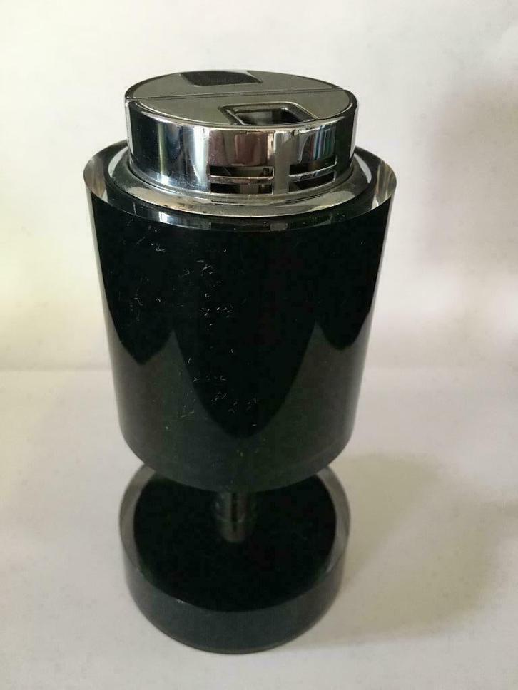 space-age vintage mancave SAROME lucite table-lighter, Antiek en Kunst, Curiosa en Brocante, Ophalen of Verzenden