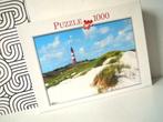 Puzzel "Vuurtoren in de duinen" - 1000 stuks, Hobby en Vrije tijd, Ophalen of Verzenden, 500 t/m 1500 stukjes, Zo goed als nieuw