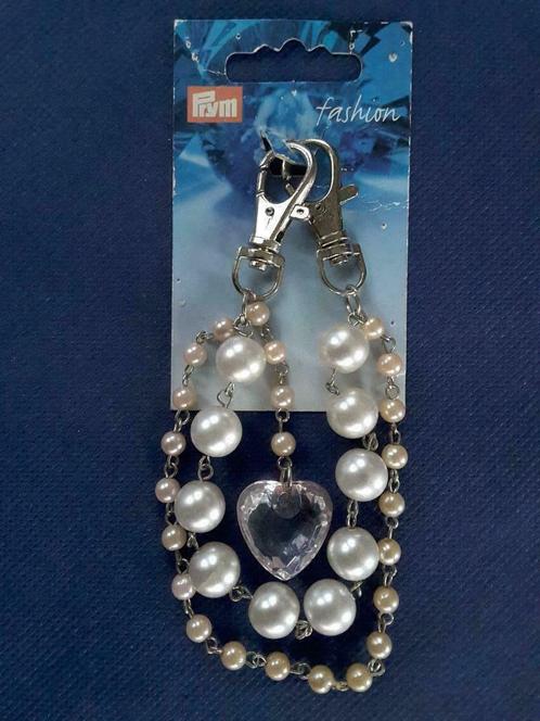 Sierketting "Lila / Wit" Parels 270 mm Prym 417201, Hobby en Vrije tijd, Naaien en Fournituren, Nieuw, Overige typen, Ophalen of Verzenden