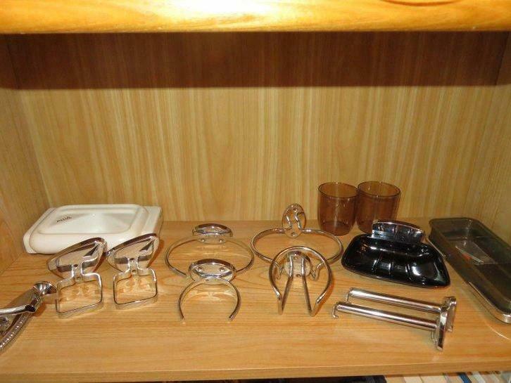 Badkameraccessoires, meeste in inox, apart verkrijgbaar, Huis en Inrichting, Badkamer | Badtextiel en Accessoires, Nieuw, Overige typen