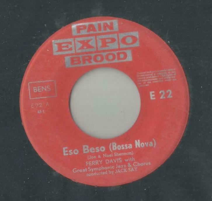 Ferry Davis – Eso Beso / Patricia Smith – The Locomotion – S, Cd's en Dvd's, Vinyl Singles, Gebruikt, Single, Pop, 7 inch, Ophalen of Verzenden