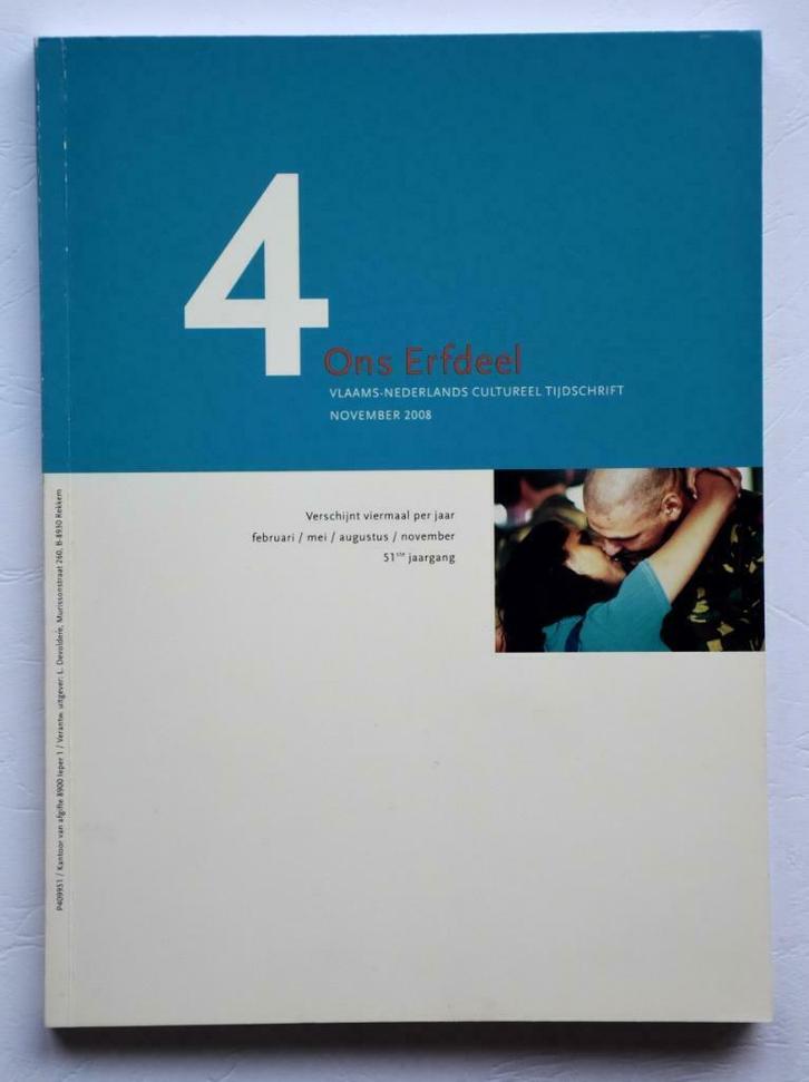 ONS ERFDEEL 2008-4 De Bruyne Van Ostaijen Van Istendael, Boeken, Tijdschriften en Kranten, Zo goed als nieuw, Overige typen, Ophalen of Verzenden
