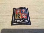 Mouwembleem Politie Tsjechië, Ophalen of Verzenden, Gebruikt