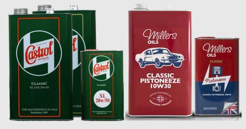 Millers olie - Castrol Ethanol killer - Castrol Classic Olie, Auto diversen, Onderhoudsmiddelen, Ophalen of Verzenden