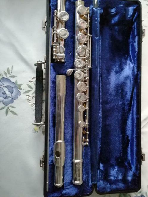 muziekinstrument, Muziek en Instrumenten, Blaasinstrumenten | Dwarsfluiten en Piccolo's, Zo goed als nieuw, Dwarsfluit, Met koffer of tas