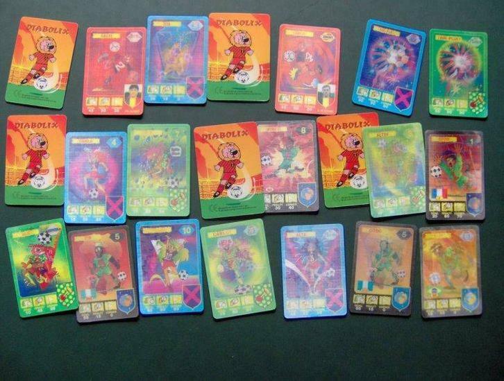 Kaarten - chromo's  plaatjes Rode Duivels - Diabolix, Hobby en Vrije tijd, Gezelschapsspellen | Kaartspellen, Gebruikt, Ophalen of Verzenden